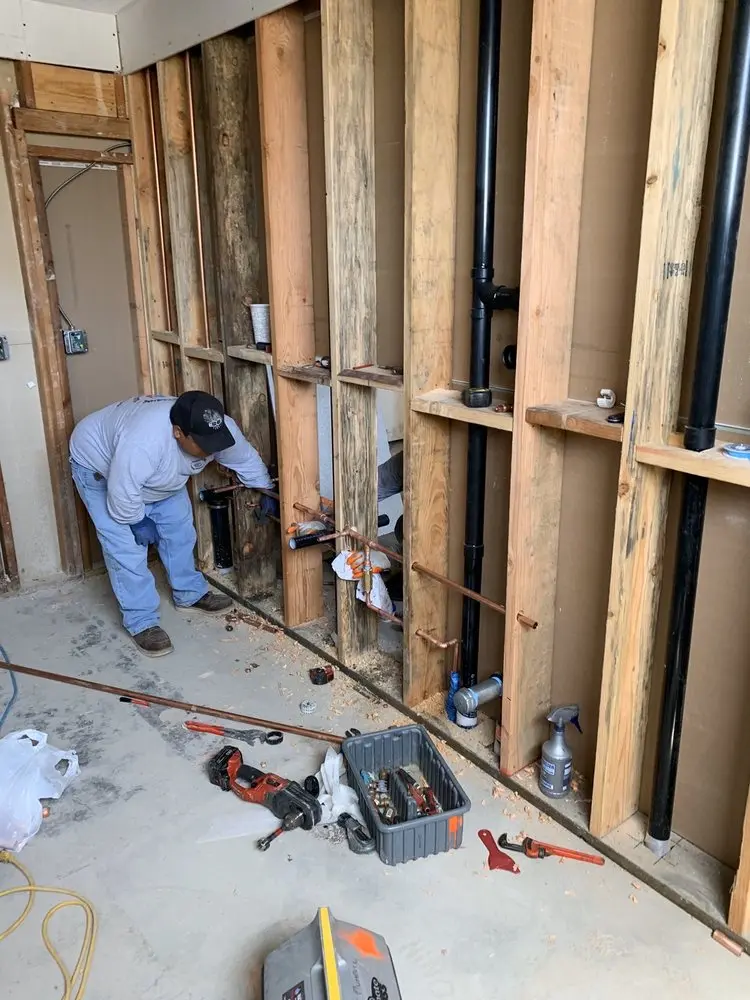 Commercial rough-in plumbing for Gas Line Repair in Lawndale